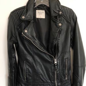 Faux Leather Moto Jacket